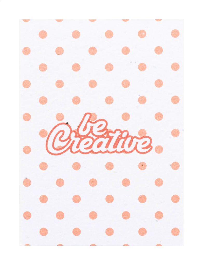 op maat gemaakt notitieboek van zaadpapier #2