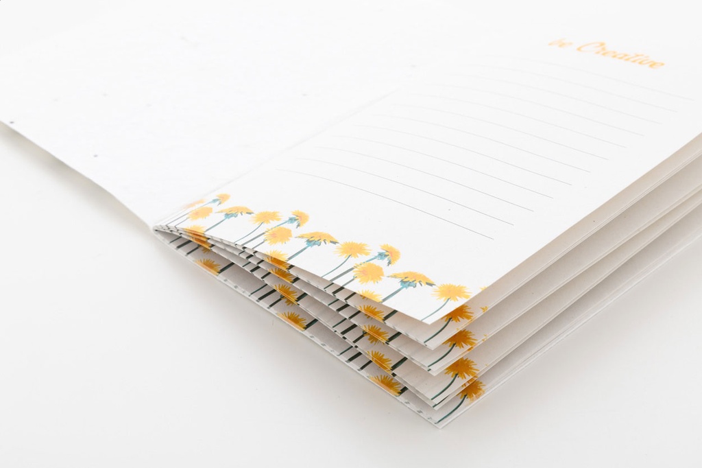 op maat gemaakt notitieboek van zaadpapier #5
