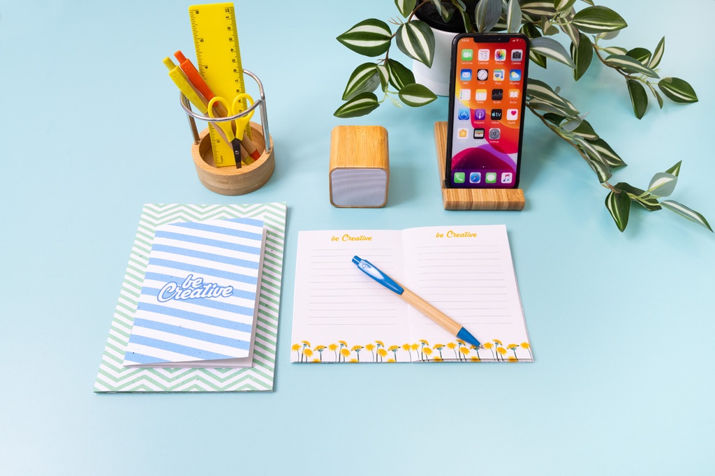 op maat gemaakt notitieboek van zaadpapier #7