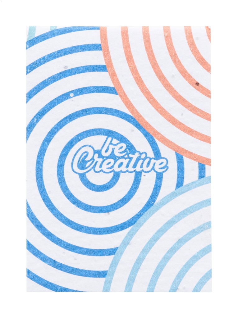 op maat gemaakt notitieboek van zaadpapier #4