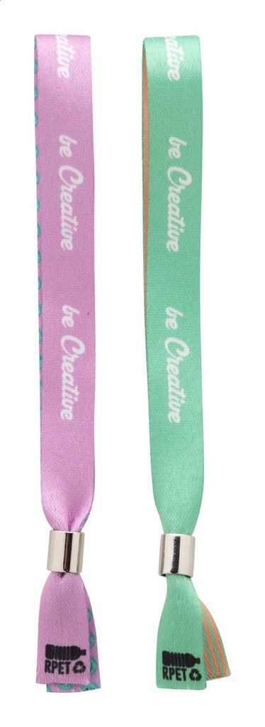 Custom made RPET festival armband #5