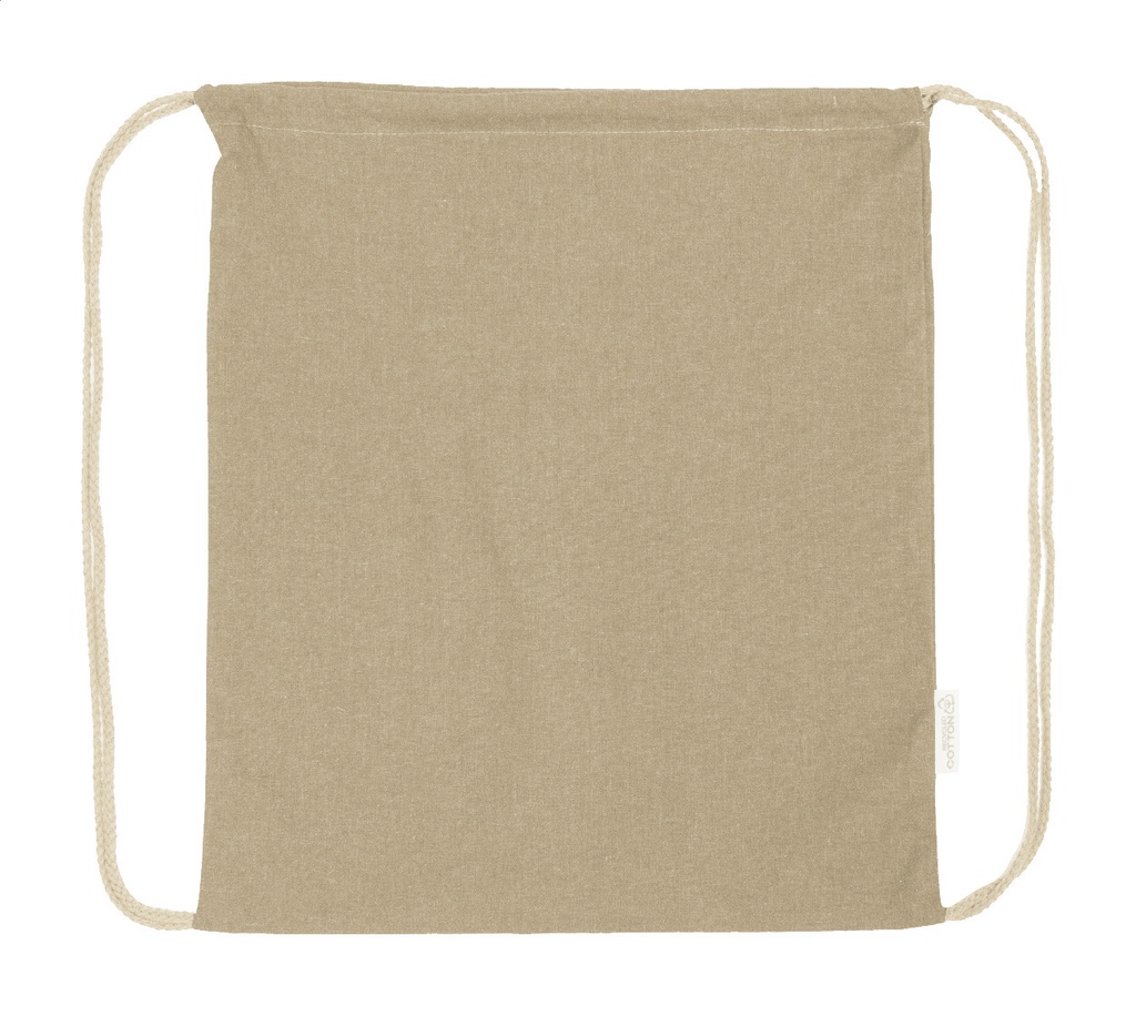 recycled katoenen trekkoord tas #3