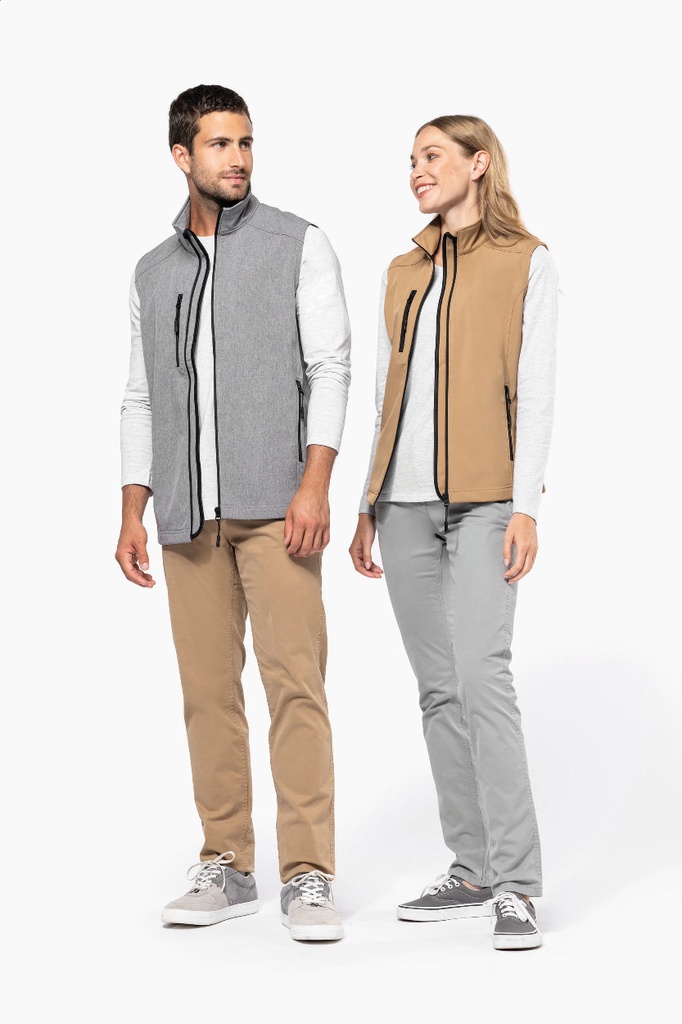 3-laags softshell bodywarmer vest #2