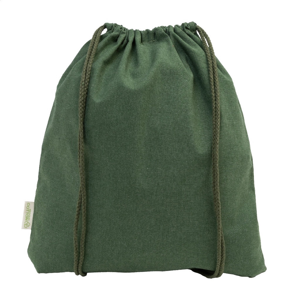 recycled katoenen trekkoord tas #3