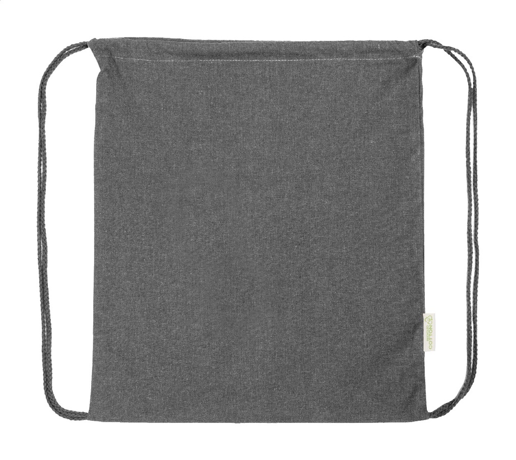 recycled katoenen trekkoord tas #4
