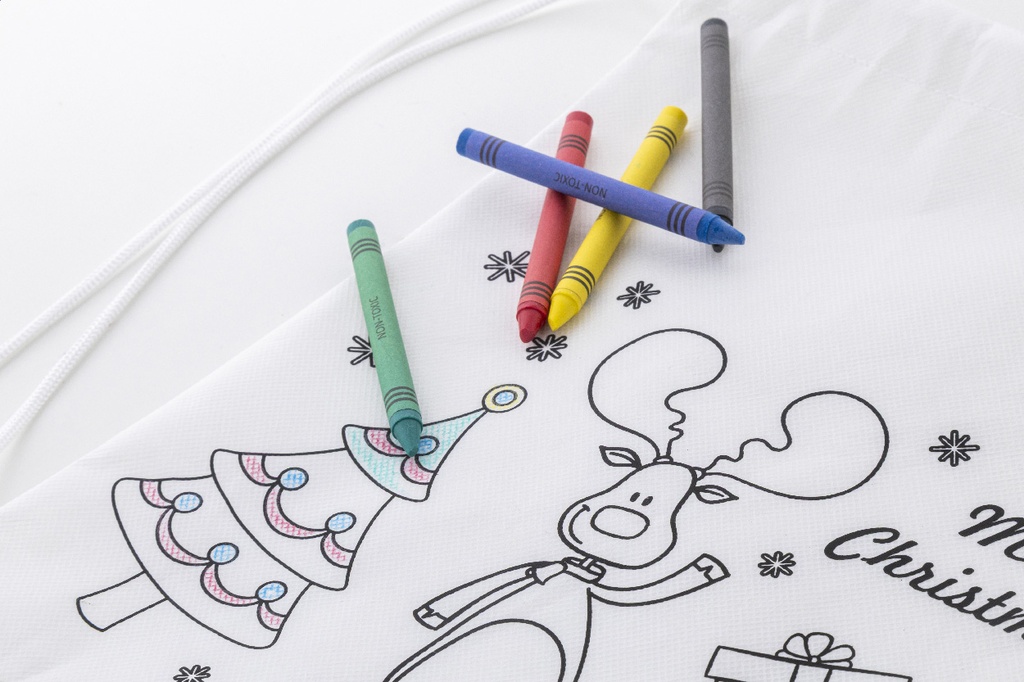 kleurstof kerstkoordzak #5