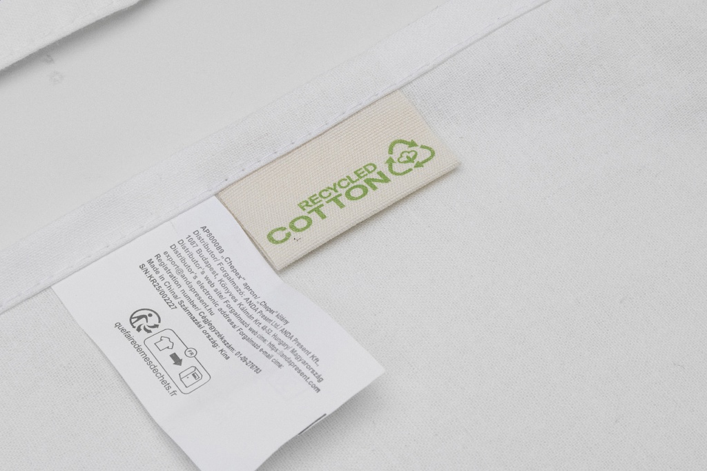 gerecycled katoenen schort #3