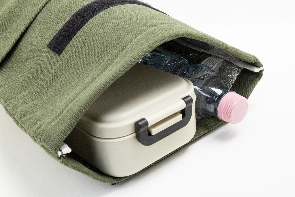 gerecyclede canvas koeler tas #4