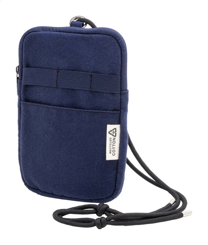 gerecycled canvas crossbody mobiele tas #1