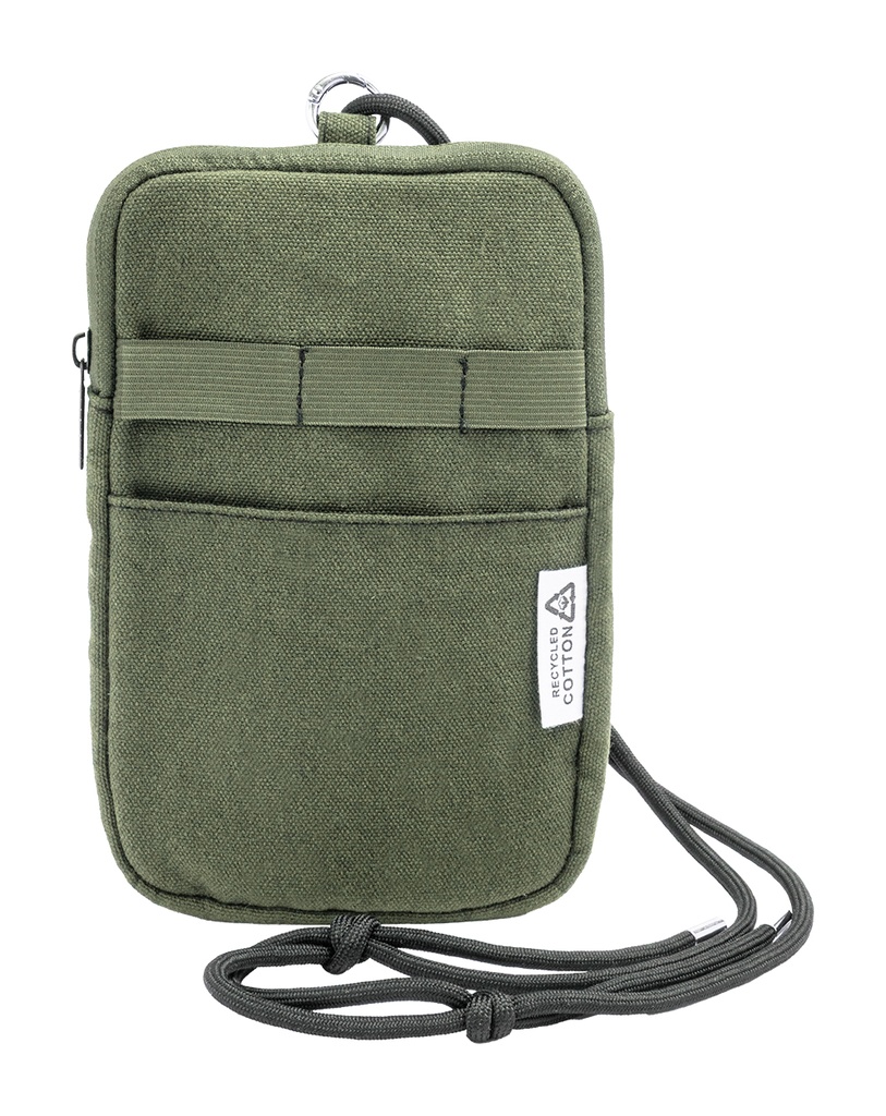 gerecycled canvas crossbody mobiele tas #2