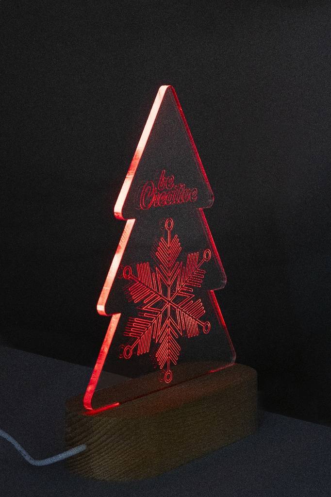 Kerstboom LED licht trofee #4