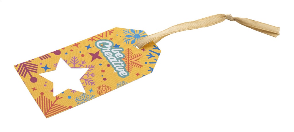 aangepast cadeaulabel, ster #3