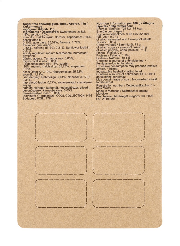 custom made kauwgom - eco #3