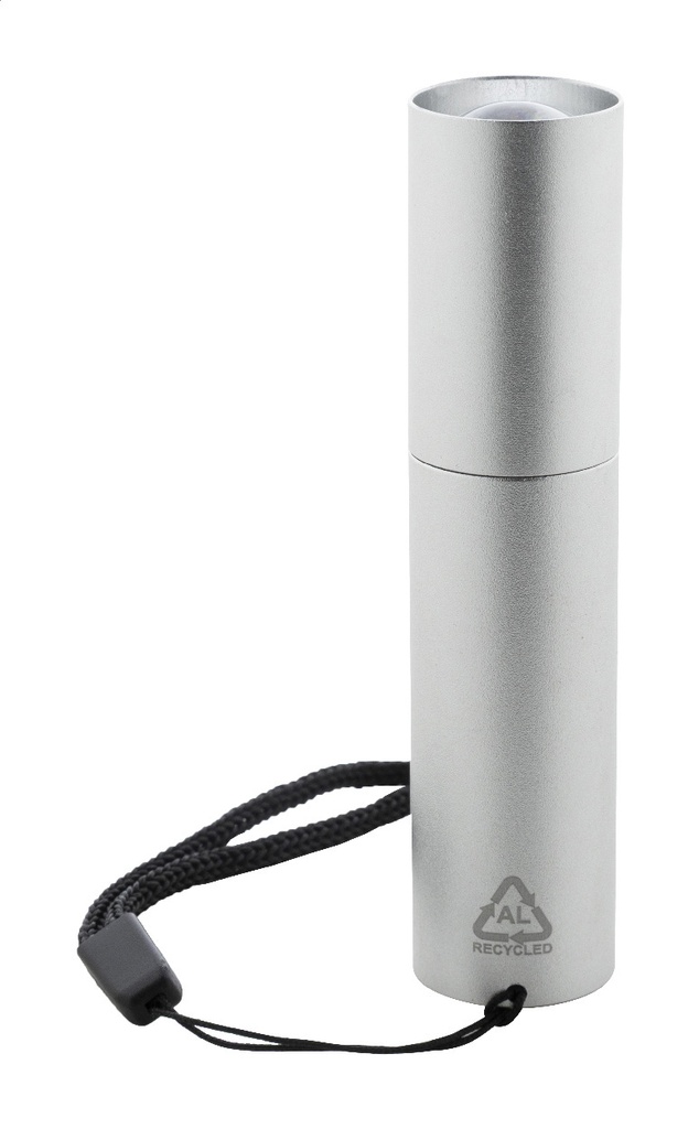 oplaadbare zaklamp van gerecycled aluminium #1