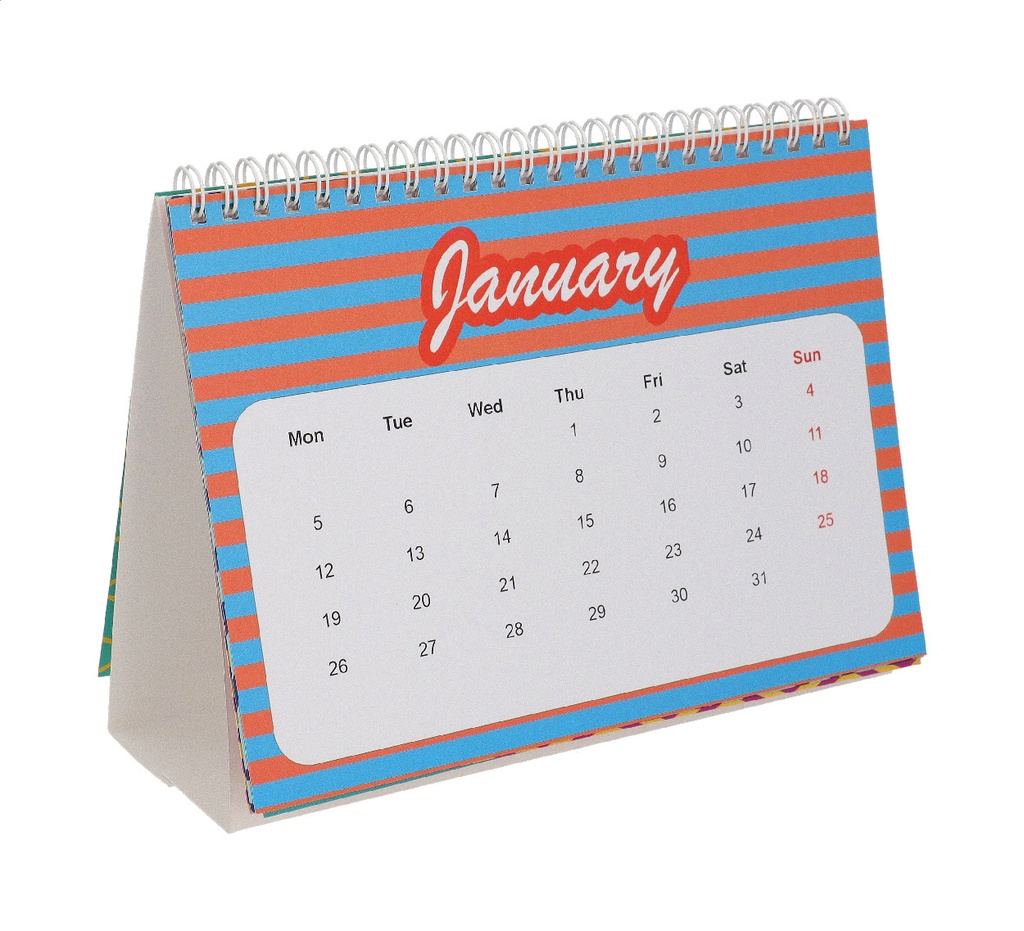 aangepaste bureau kalender #4