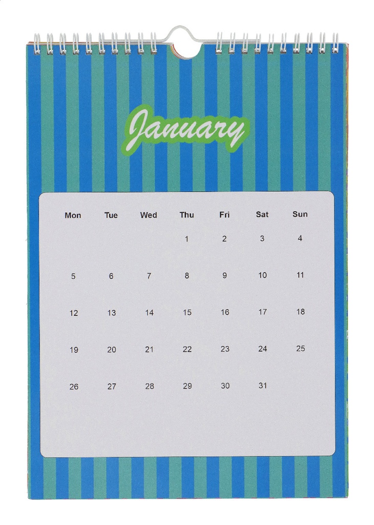 aangepaste muur kalender #3