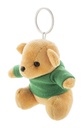 pluche teddybeer sleutelhanger #2
