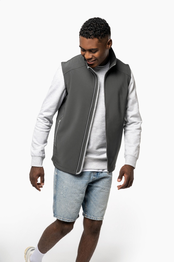 2-laags softshell bodywarmer vest #3