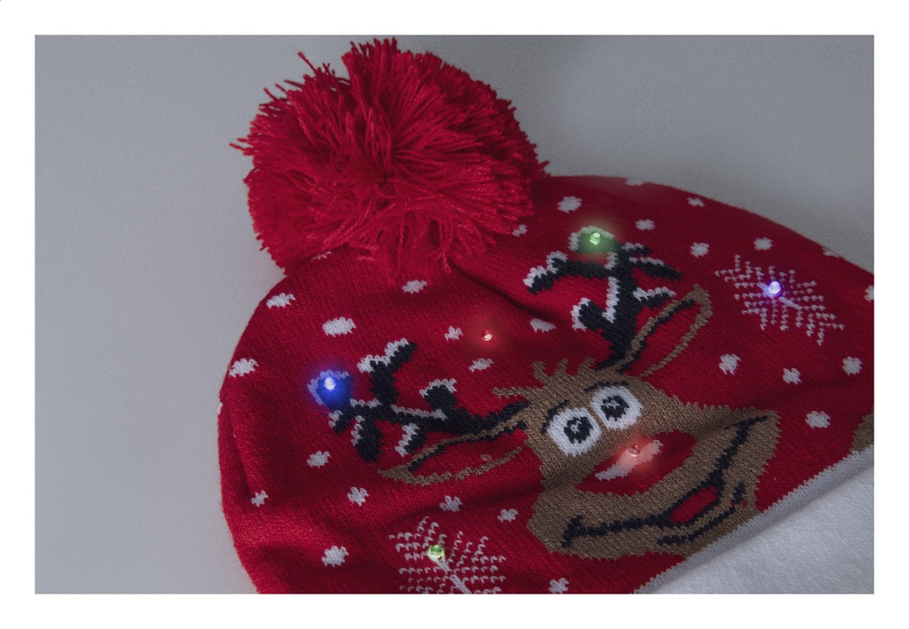 Kerst LED wintermuts, rendier #4
