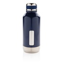 Leak proof vacuum bottle with logo plate