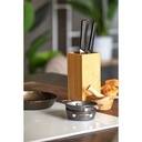 Bamboo Knife Block Santoku