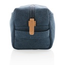 Canvas toiletry bag PVC free
