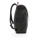 Canvas laptop backpack PVC free