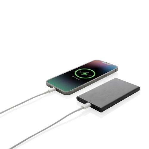 RCS recycled plastic/aluminum 4000 mah powerbank with type C