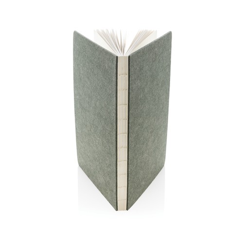 Phrase GRS certified recycled felt A5 notebook