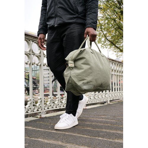 Kezar AWARE™ 500 gsm recycled canvas deluxe weekend bag
