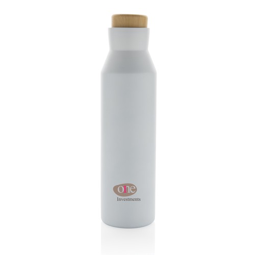 Gaia RCS certified recycled stainless steel vacuum bottle
