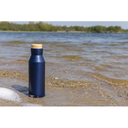 Gaia RCS certified recycled stainless steel vacuum bottle