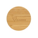 GRS certified recycled PP mug with bamboo lid