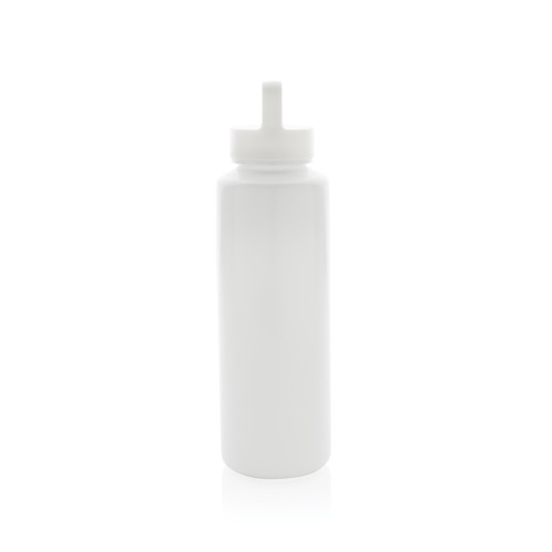 RCS certified recycled PP water bottle with handle