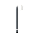 Aluminum inkless pen with eraser