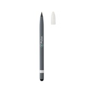 Aluminum inkless pen with eraser