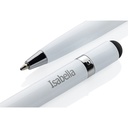 Aluminum inkless pen with eraser