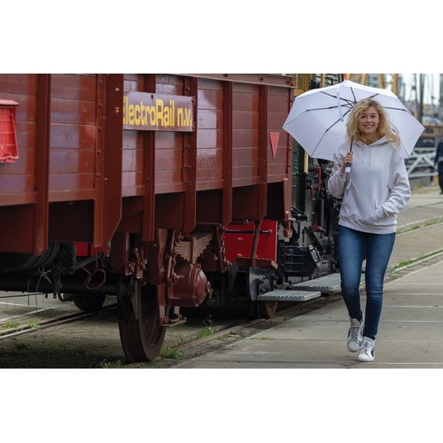 21" Impact AWARE™ RPET 190T mini auto open umbrella