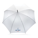 27" Impact AWARE™ RPET 190T auto open bamboo umbrella