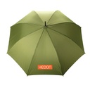 27" Impact AWARE™ RPET 190T auto open bamboo umbrella