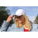 Impact AWARE™ Brushed rcotton 6 panel contrast cap 280gr