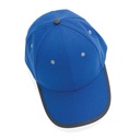 Impact AWARE™ Brushed rcotton 6 panel contrast cap 280gr