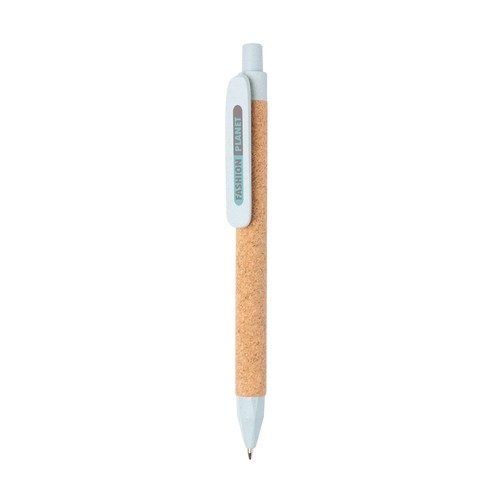 Write wheatstraw and cork pen