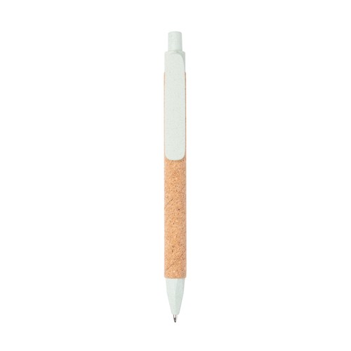 Write wheatstraw and cork pen