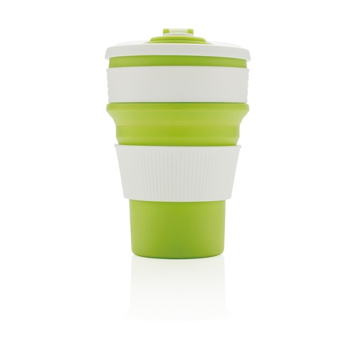 Foldable silicone cup