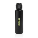 Via RCS Re-steel lockable sport bottle 600ML