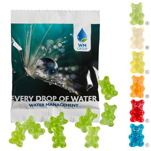 Premium-Bears met één variëteit, 20 g in een standaardzak