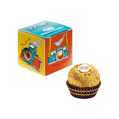 Mini Promo-Cube met Ferrero Rocher