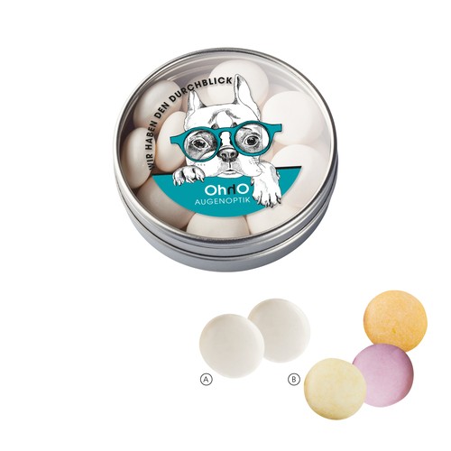 Doorzichtig blik met mentos