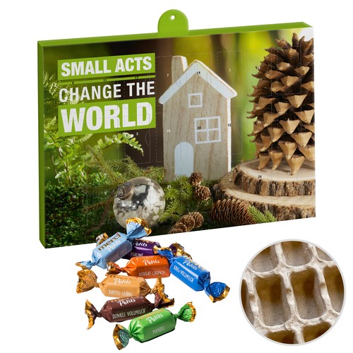 Premium Gift Adventskalender Eco met Merci Petits